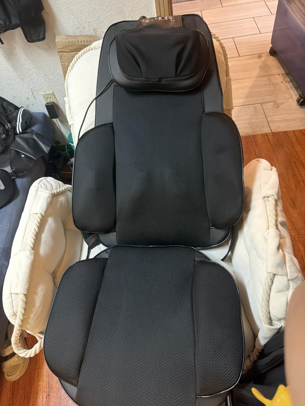 Shiatsu Neck and Back Massager for Pain Relief Deep Tissue, 8D Kneading Massage Chair Pad with Heat, Home Office, Relaxation Gifts for Men Women customer photo 1