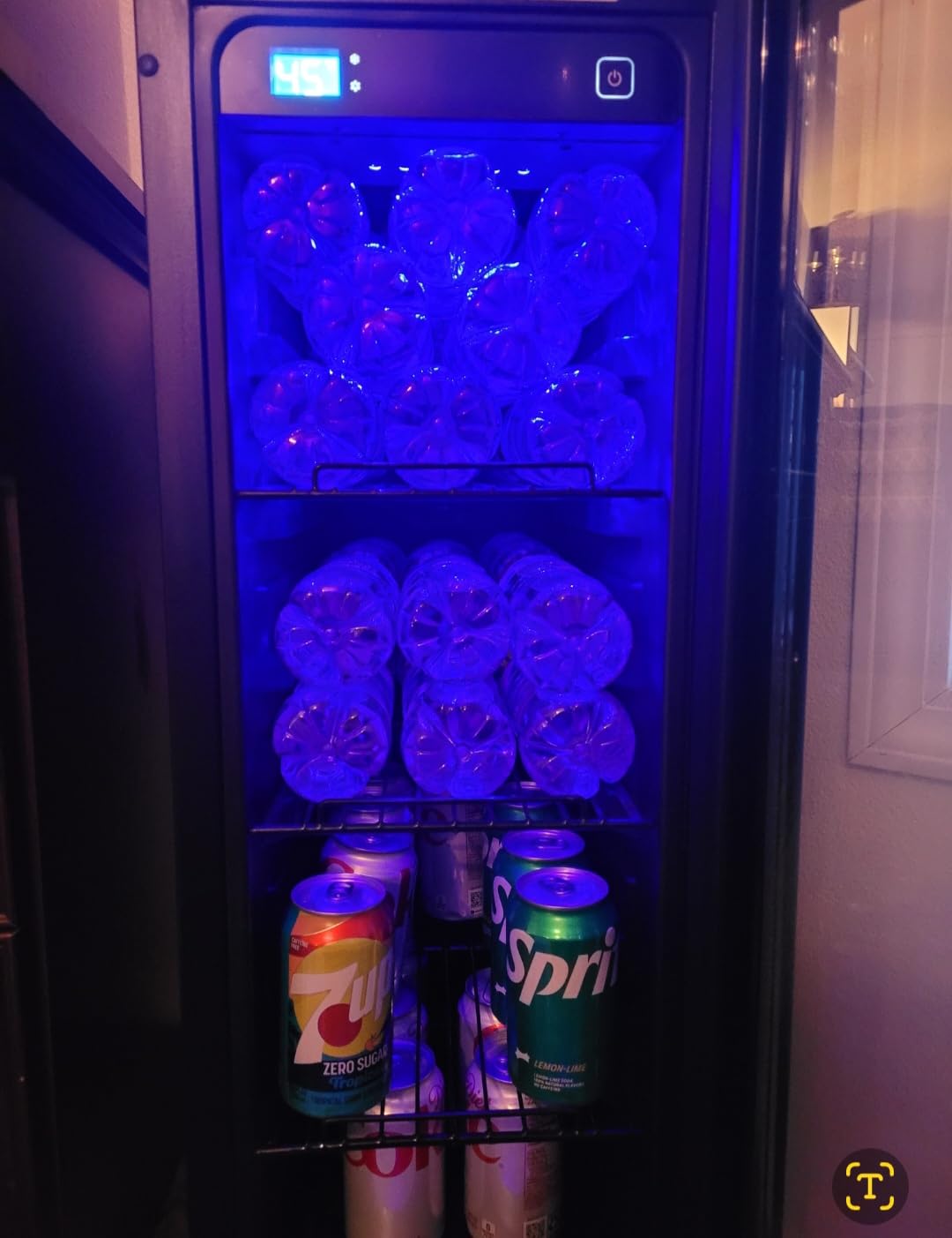 Dual Zone Wine Fridge 176 Bottle Built-in & Freestanding Wine Cooler | Large Capacity 24 Inch Low Noise Built-in & Freestanding, Compressor Cooling Temperature Memory, Sliding Rail Shelves customer photo 1