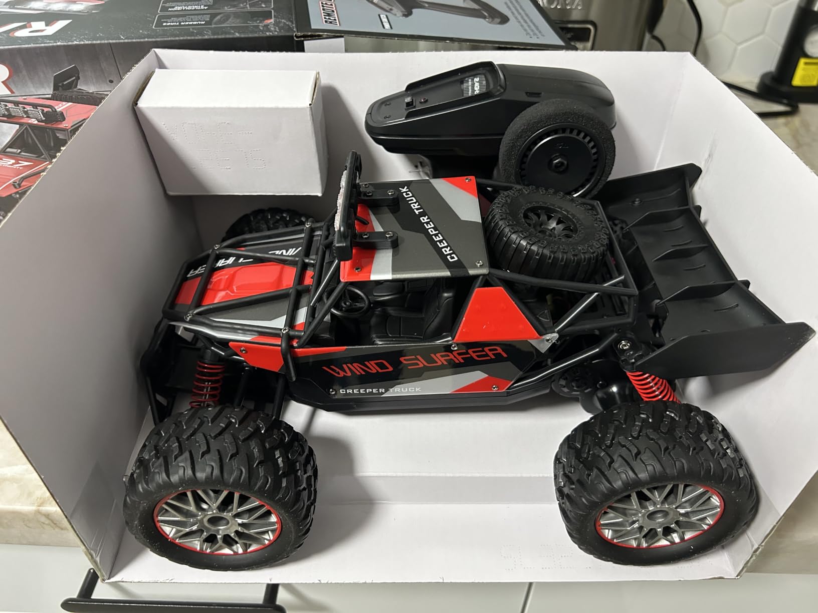 High Speed 30+KM/H Remote Control Car, 1:14 RC Cars for Boys Age 8-12, 2.4 GHz All Terrain RC Truck customer photo 1