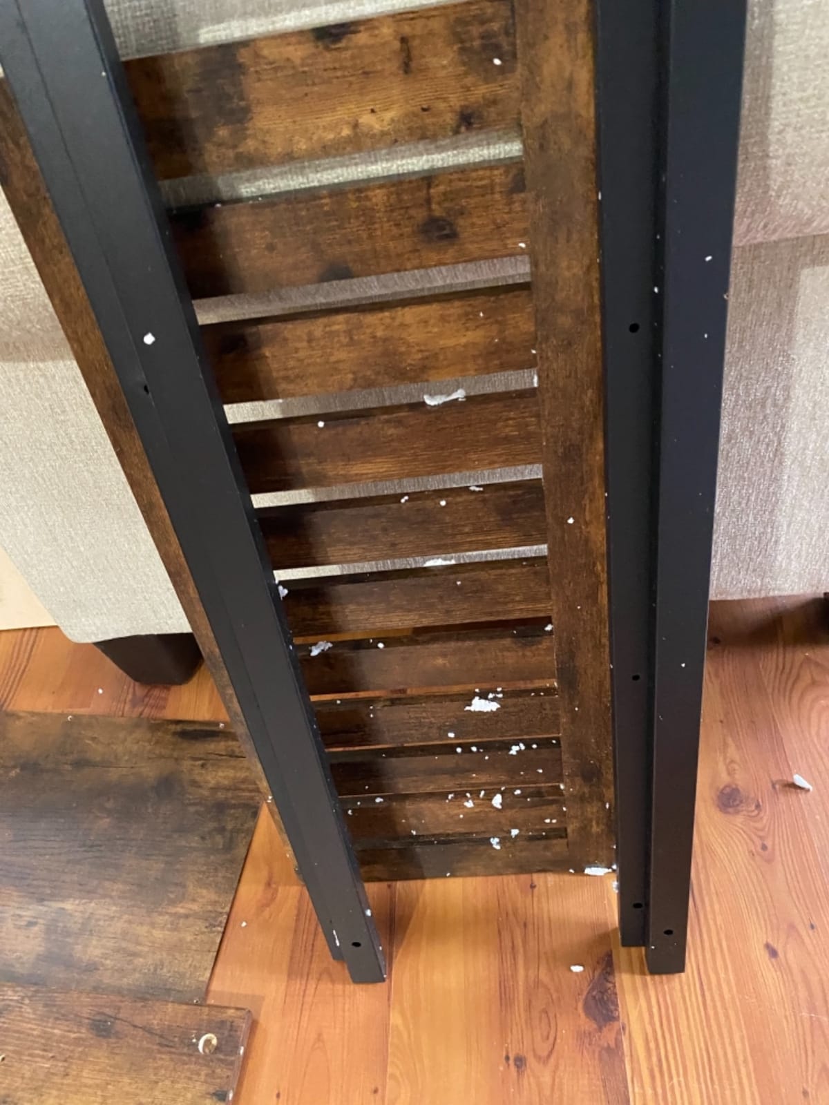 VASAGLE Buffet Cabinet, Sideboard, 2 Doors, Farmhouse Coffee Bar Cabinet with 1 Drawer, Adjustable Shelves, Taupe Brown, SIREN Collection customer photo 2