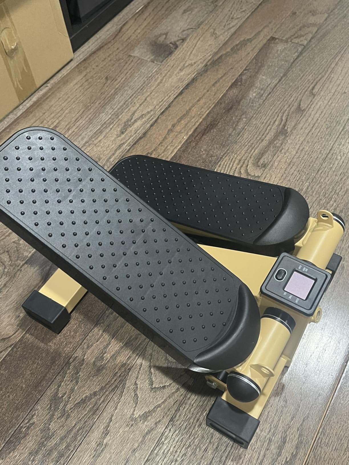 Mini Stair Stepper with Resistance Bands for Home Exercise Compact Stair Stepper with LCD Monitor, 220 lb Capacity, Smooth Low-Impact Cardio Training for Home Daily Workout customer photo 1