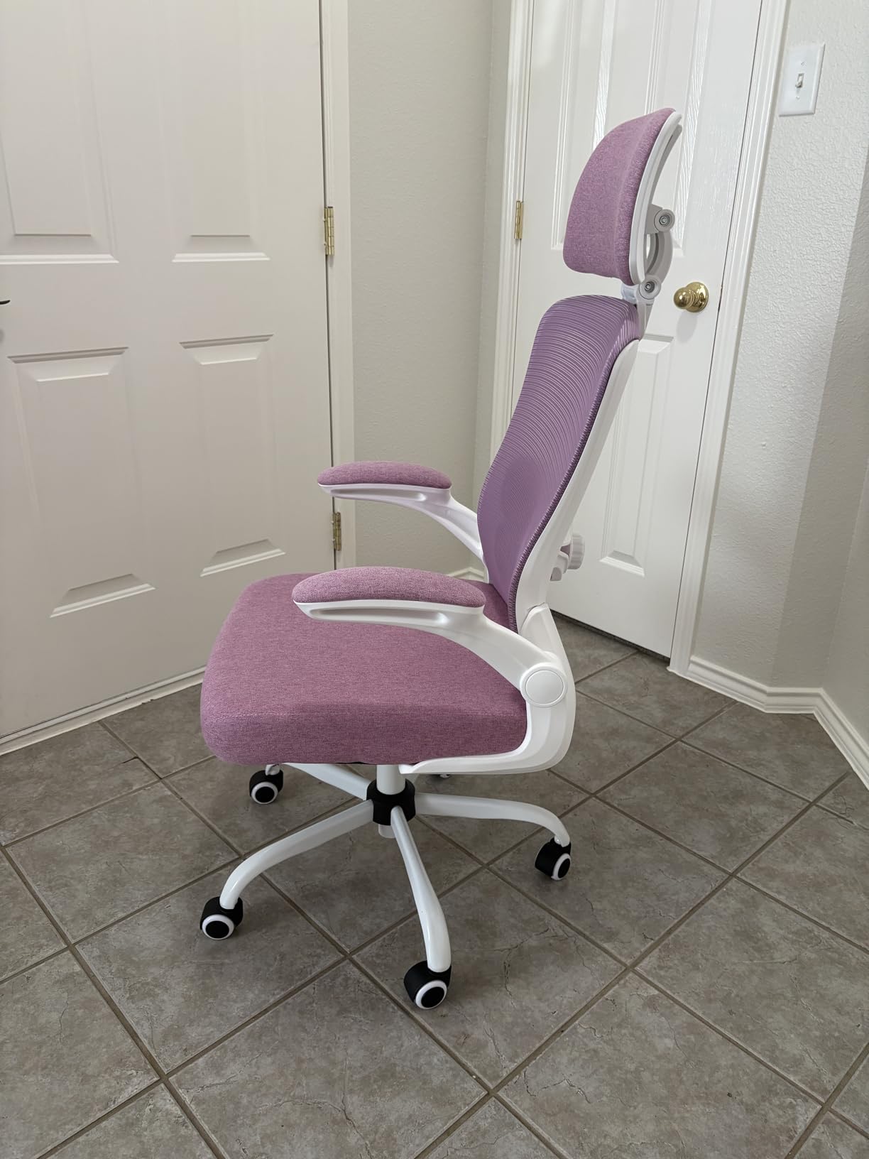 Ergonomic Office Chair for Long Hours, Adjustable Padded Lumbar Support for Lower Back Relief, 330 lb Capacity, Comfortable Computer Desk Chair for Home Office, Work & Study customer photo 1