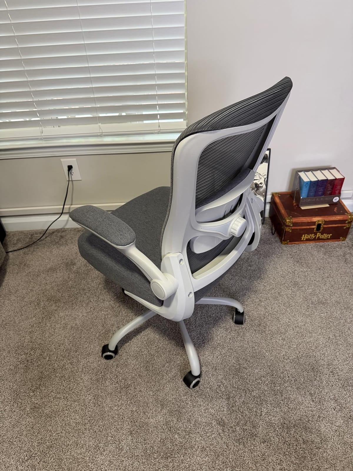 Ergonomic Office Chair for Long Hours, Adjustable Padded Lumbar Support for Lower Back Relief, 330 lb Capacity, Comfortable Computer Desk Chair for Home Office, Work & Study customer photo 2