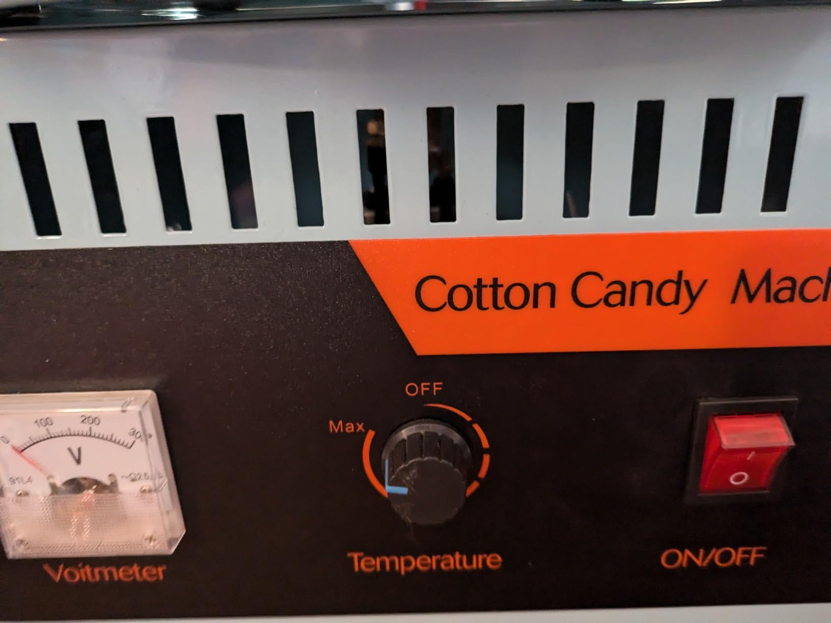 Cotton Candy Machine Commercial, Upgraded 1000W Efficiently Cotton Candy Maker with Stainless Steel Bowl, Bowl Cover, Sugar Scoop, Easy & Safe to Use, Candy Floss Maker for Home, Party, Festival customer photo 2