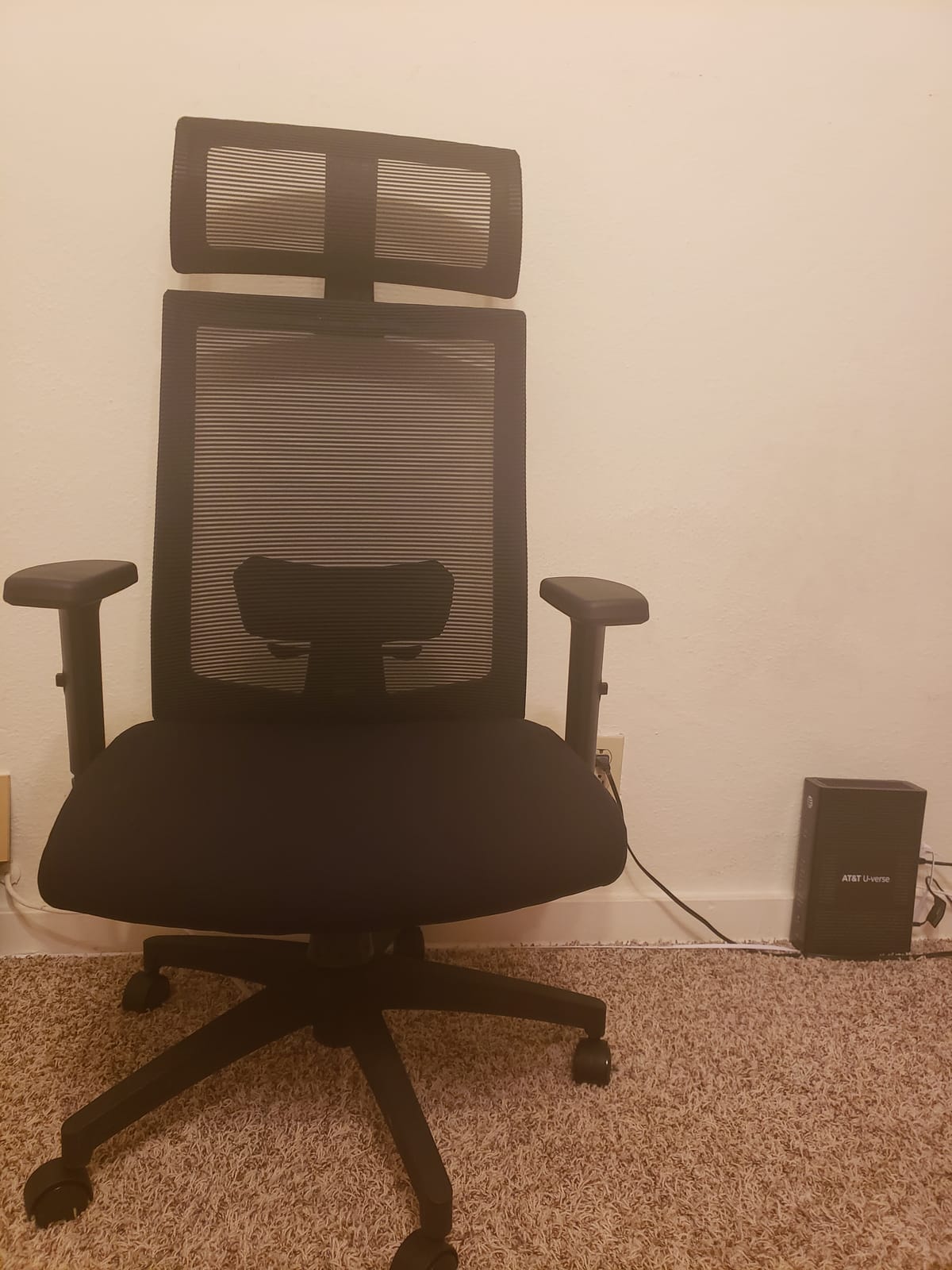SONGMICS Drafting Chair, Ergonomic Tall Office Chair for Standing Desk, Mesh Back, Adjustable Footring, Lumbar Support, Flip-Up Armrests customer photo 2