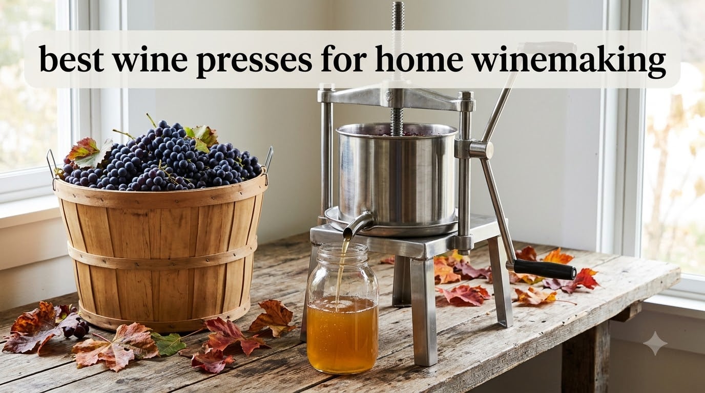 best wine presses for home winemaking