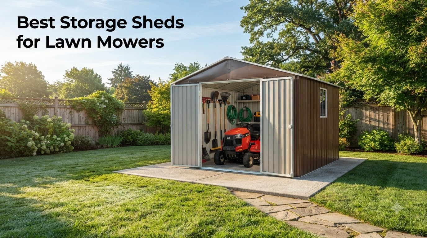 Best Storage Sheds for Lawn Mowers