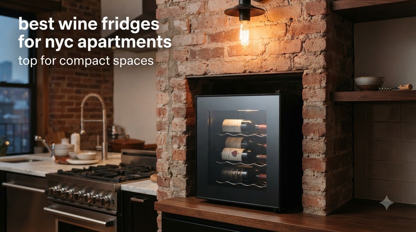 best wine fridges for nyc apartments top for compact spaces