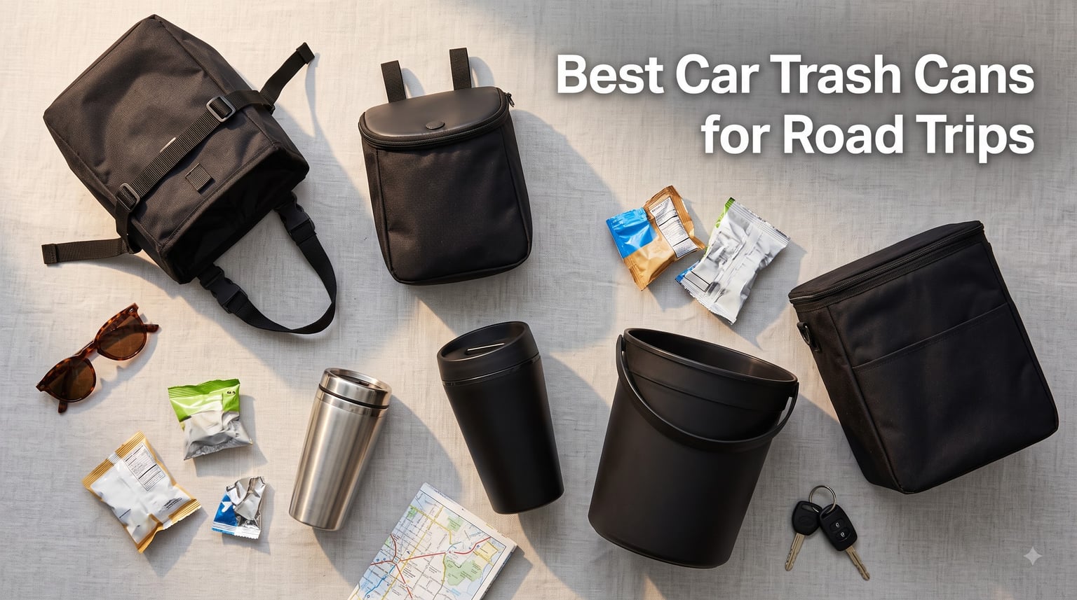 Best Car Trash Cans for Road Trips
