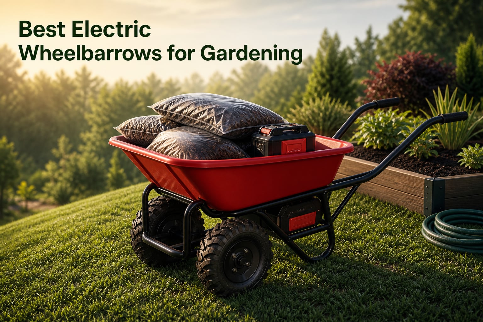 Best Electric Wheelbarrows for Gardening