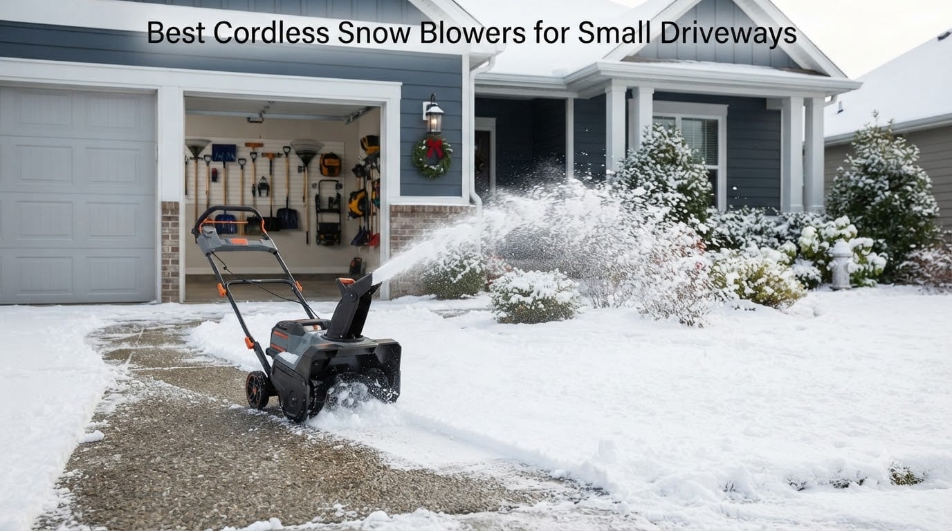 Best Cordless Snow Blowers for Small Driveways