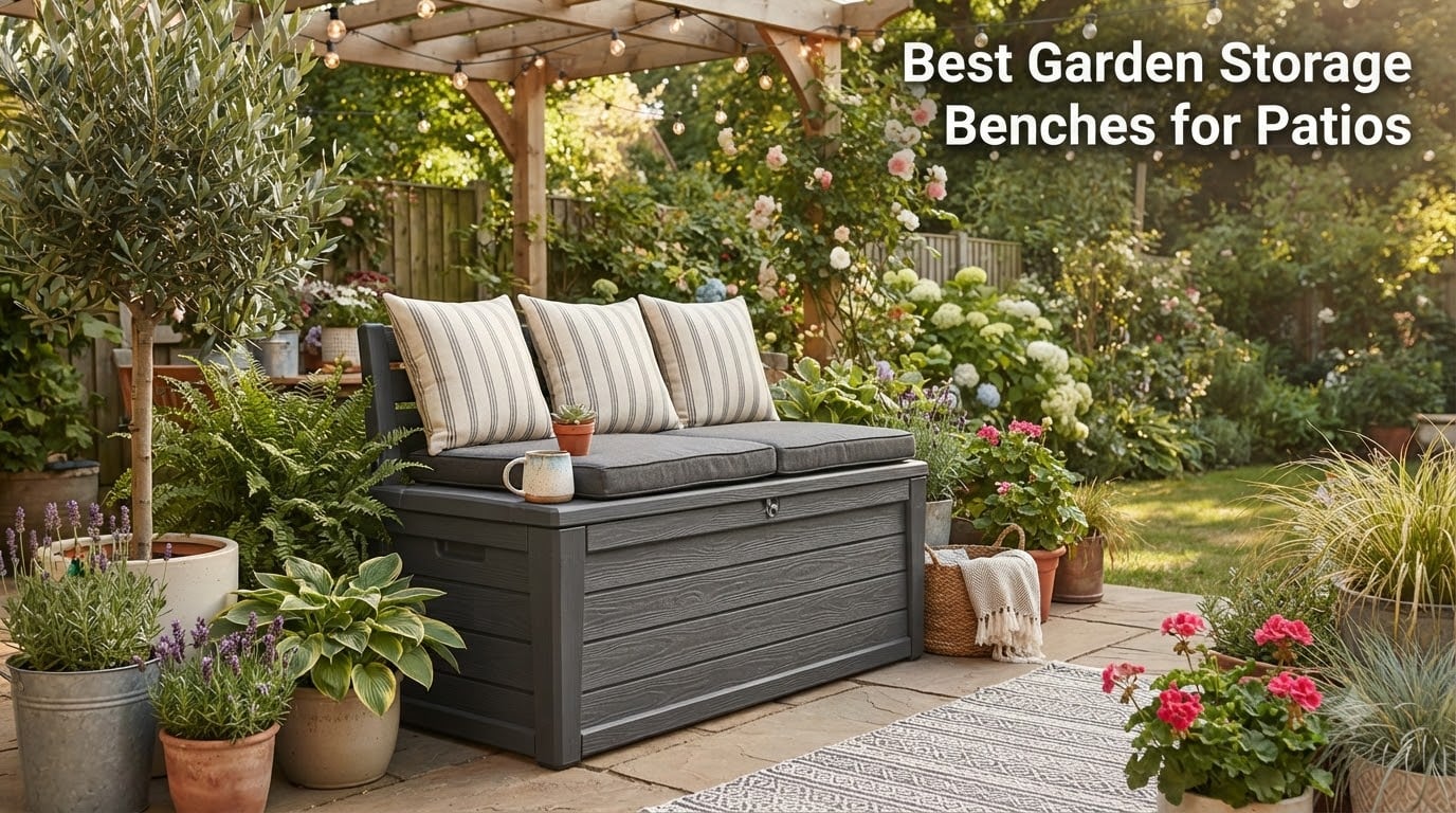 Best Garden Storage Benches for Patios
