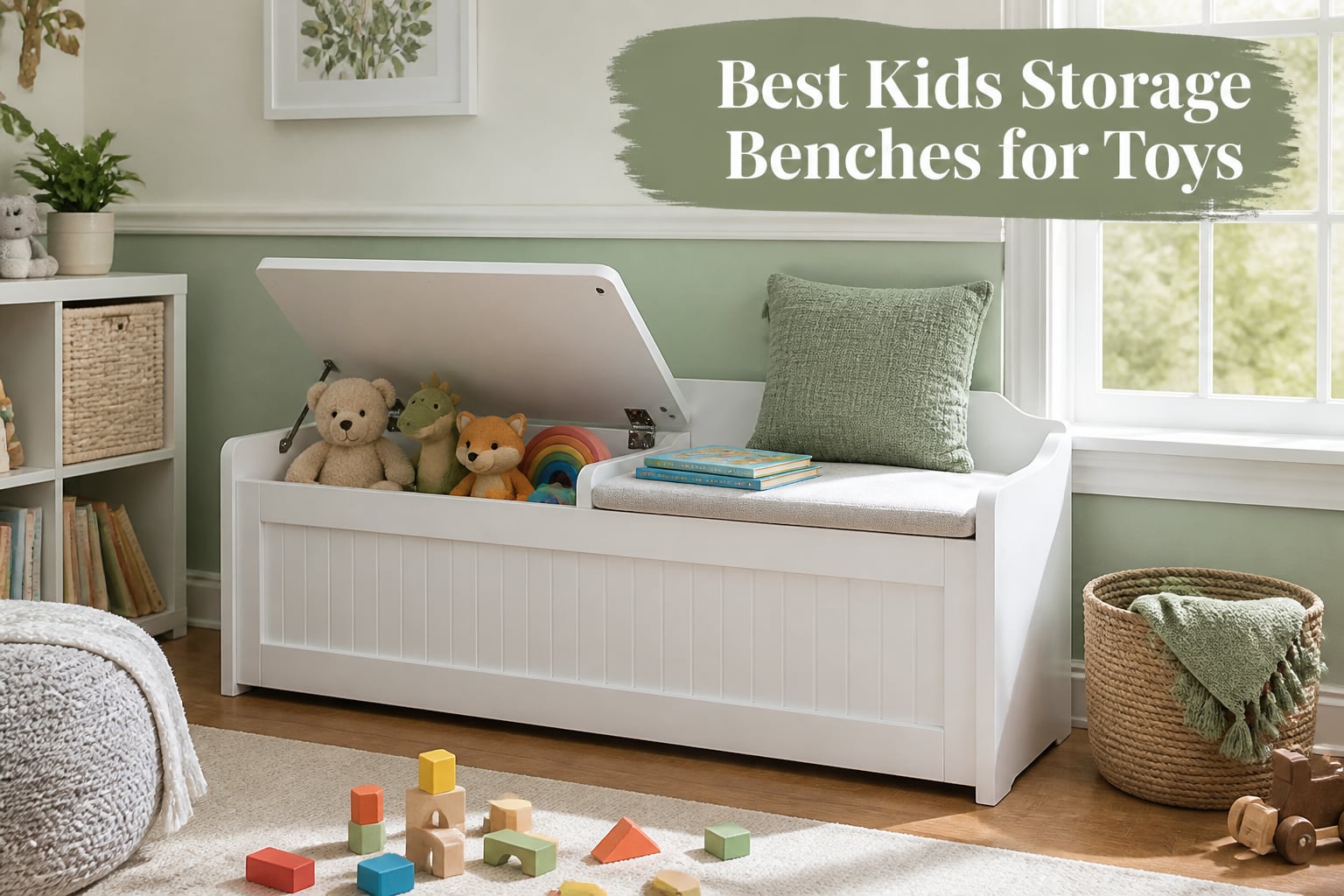 Best Kids Storage Benches for Toys