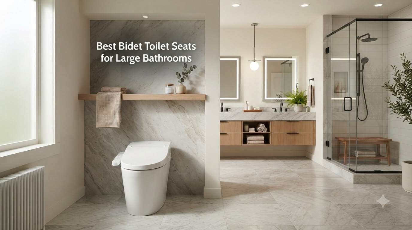 Best Bidet Toilet Seats for Large Bathrooms