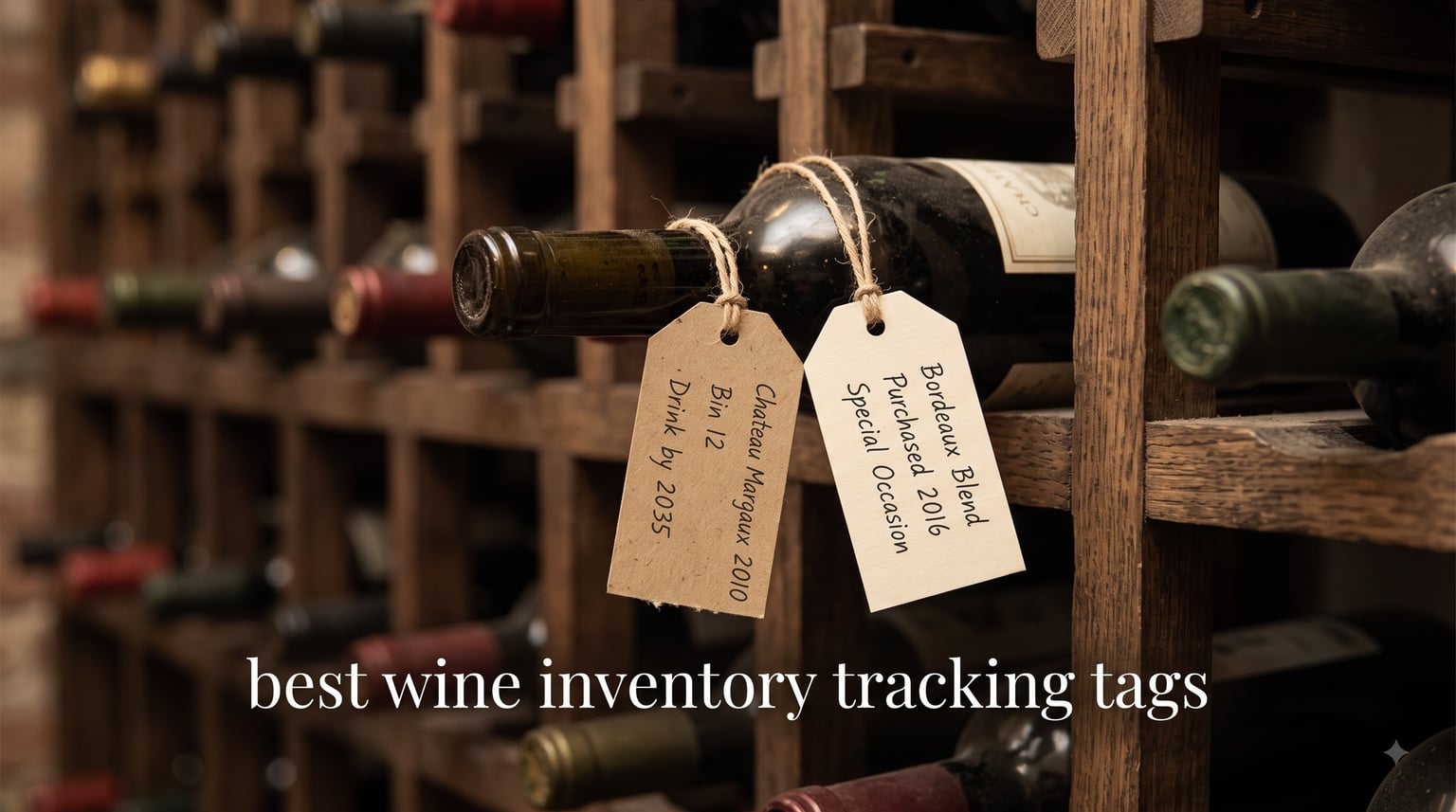 best wine inventory tracking tags