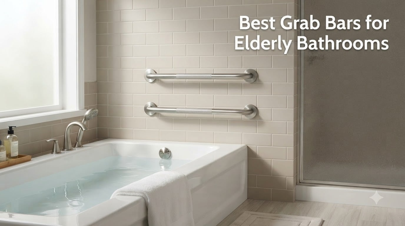 Best Grab Bars for Elderly Bathrooms