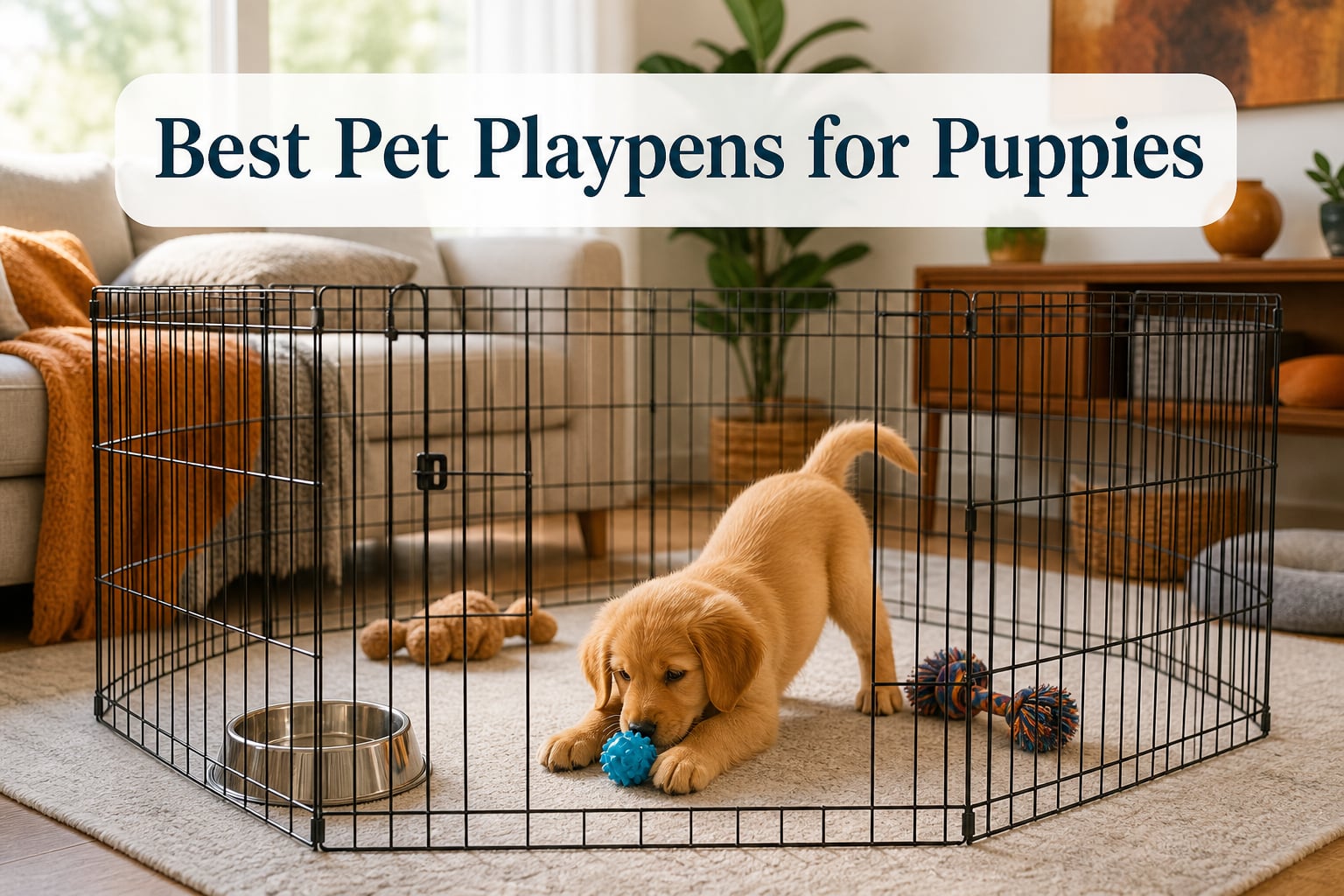 Best Pet Playpens for Puppies