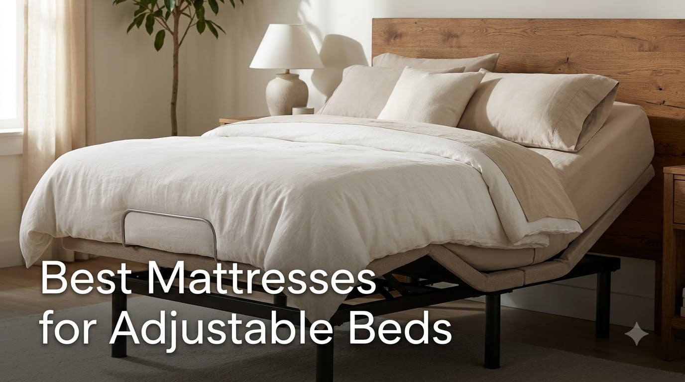 Best Mattresses for Adjustable Beds