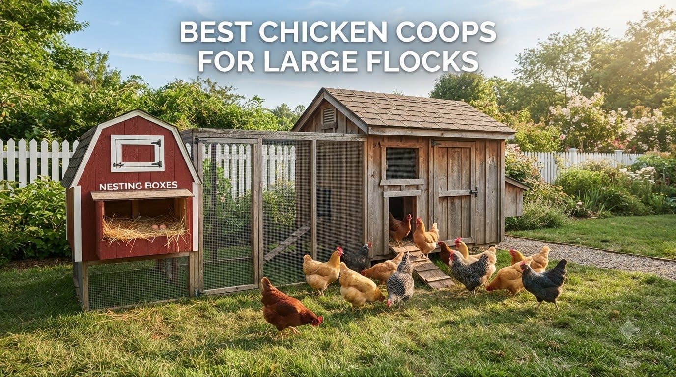 Best Chicken Coops for Large Flocks