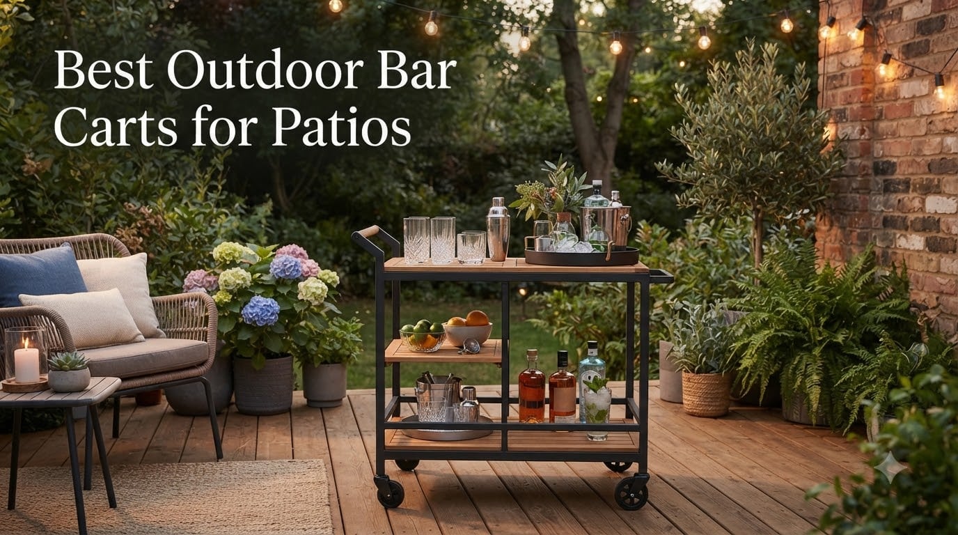 Best Outdoor Bar Carts for Patios