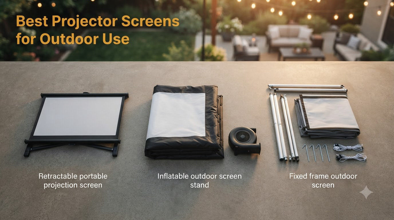 Best Projector Screens for Outdoor Use