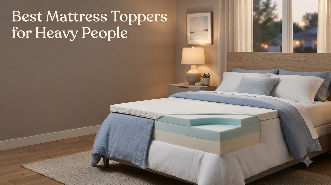 Best Mattress Toppers for Heavy People