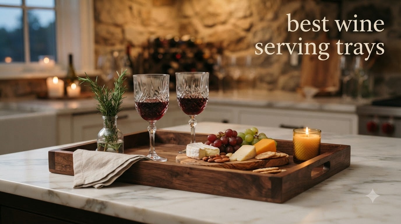 best wine serving trays