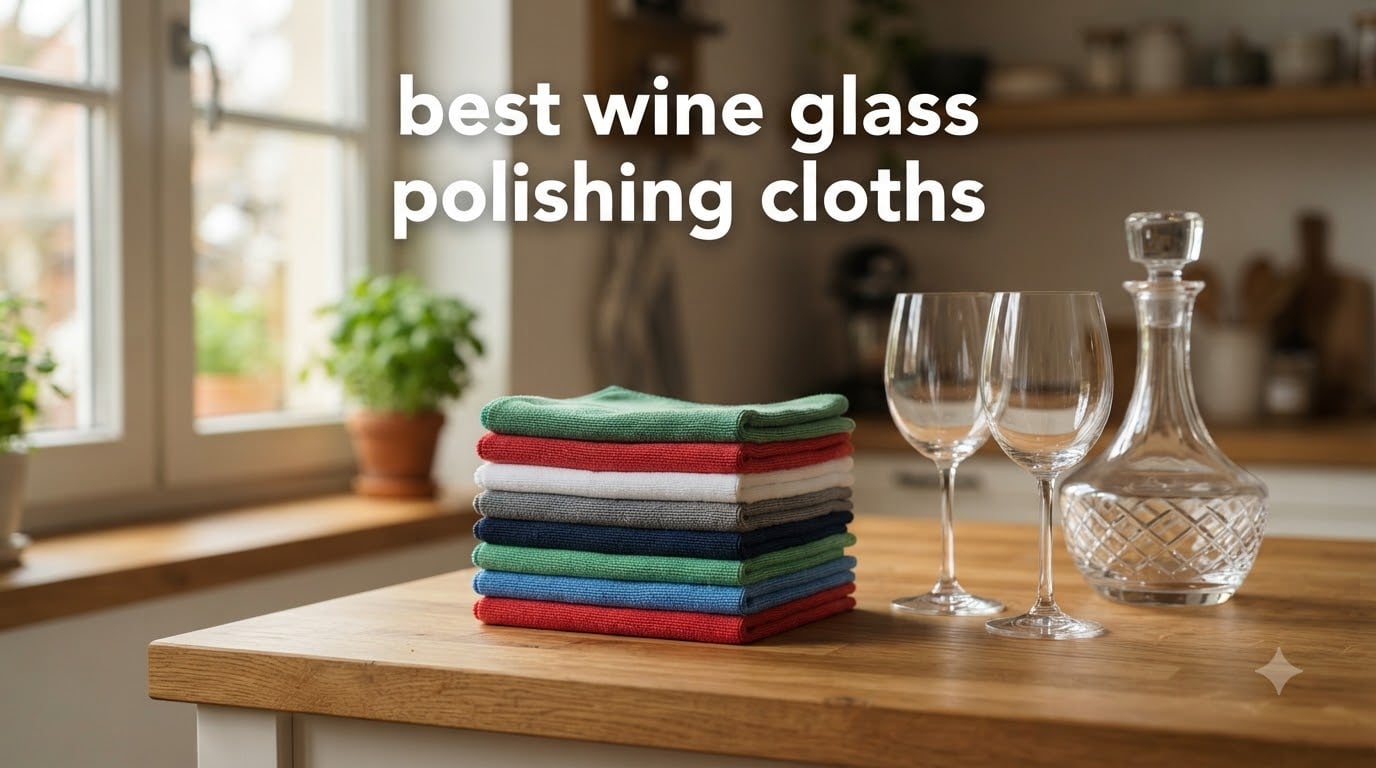 best wine glass polishing cloths