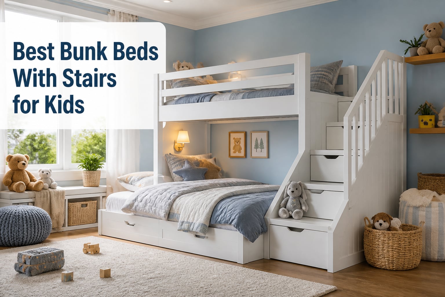 Best Bunk Beds With Stairs for Kids