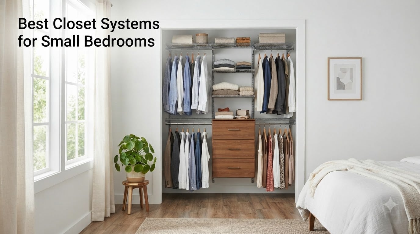 Best Closet Systems for Small Bedrooms