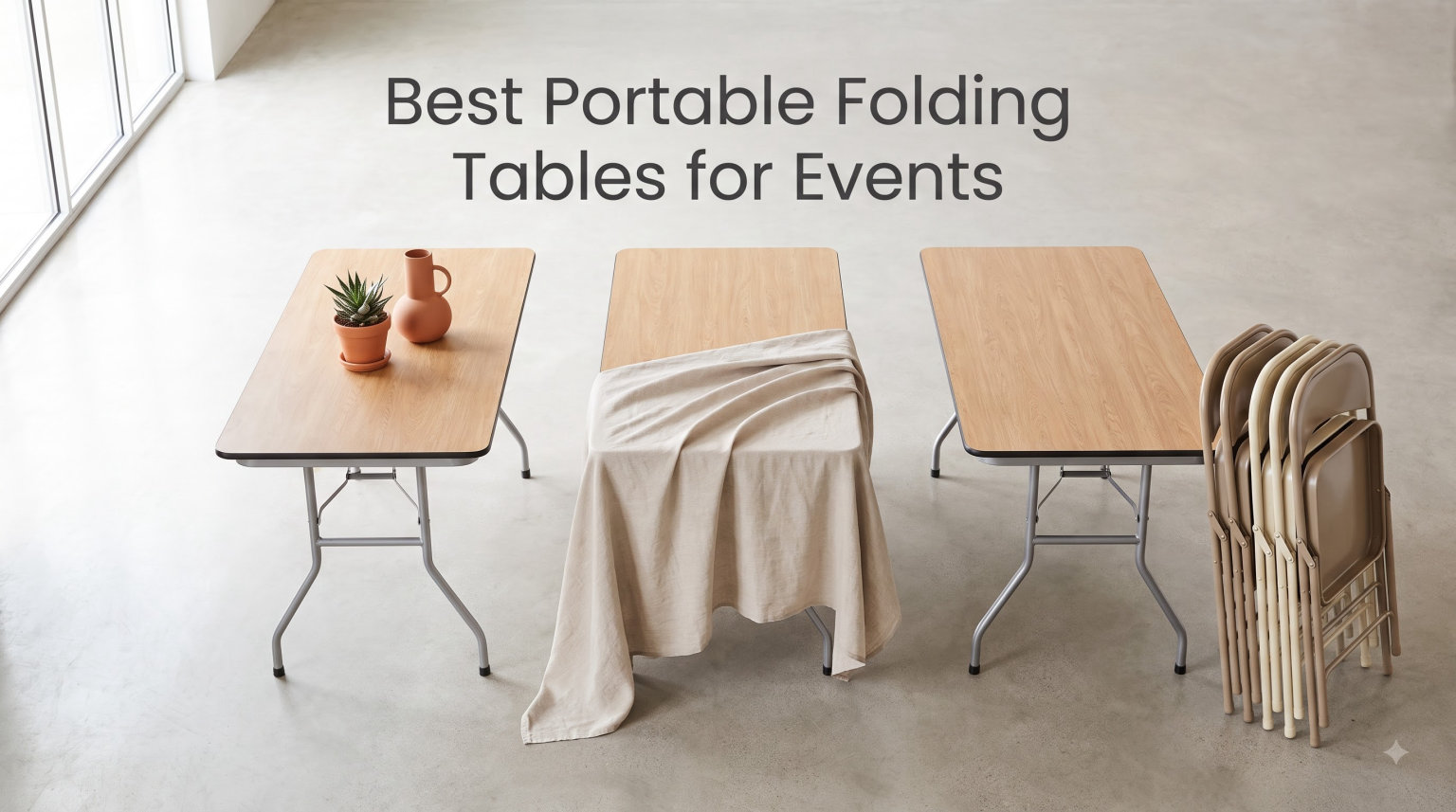 Best Portable Folding Tables for Events