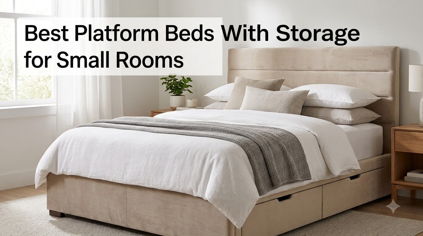 Best Platform Beds With Storage for Small Rooms