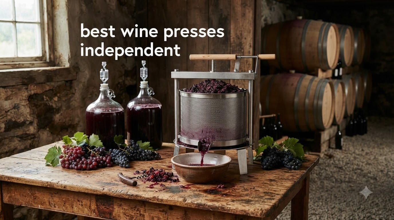 best wine presses independent