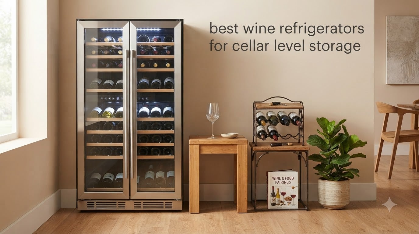 best wine refrigerators for cellar level storage