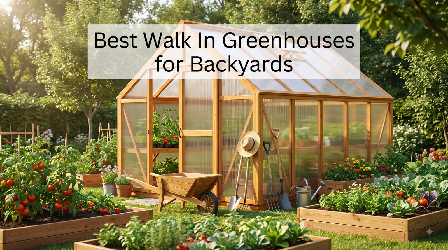 Best Walk In Greenhouses for Backyards