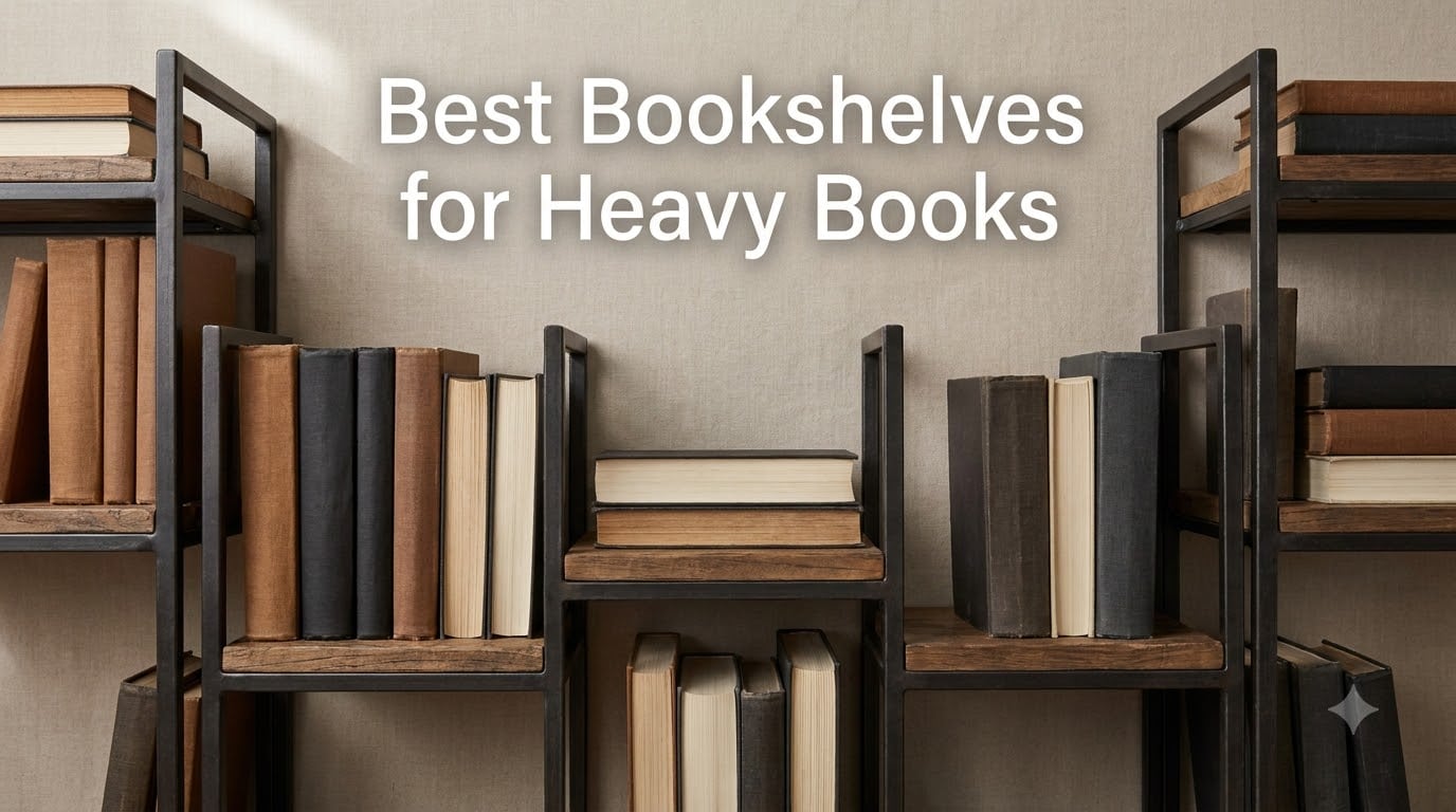 Best Bookshelves for Heavy Books
