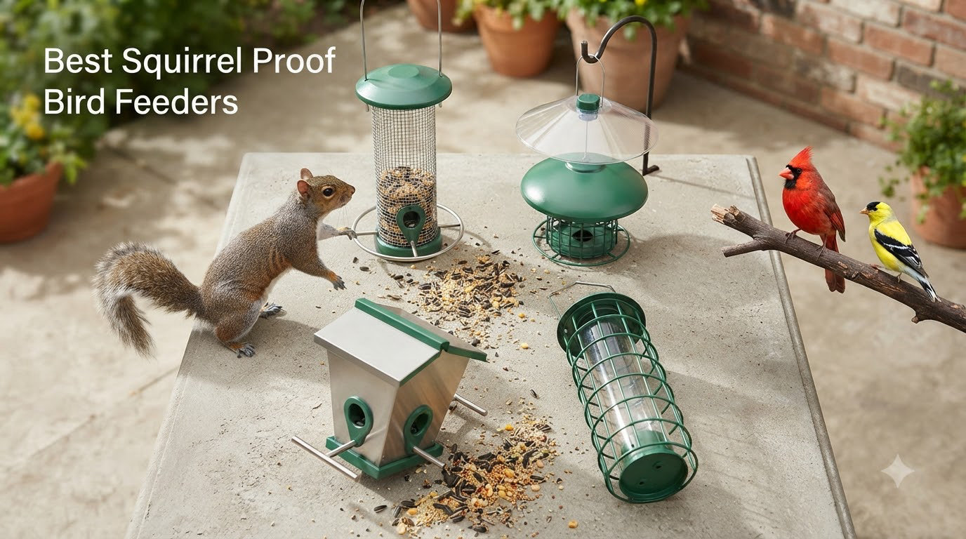 Best Squirrel Proof Bird Feeders