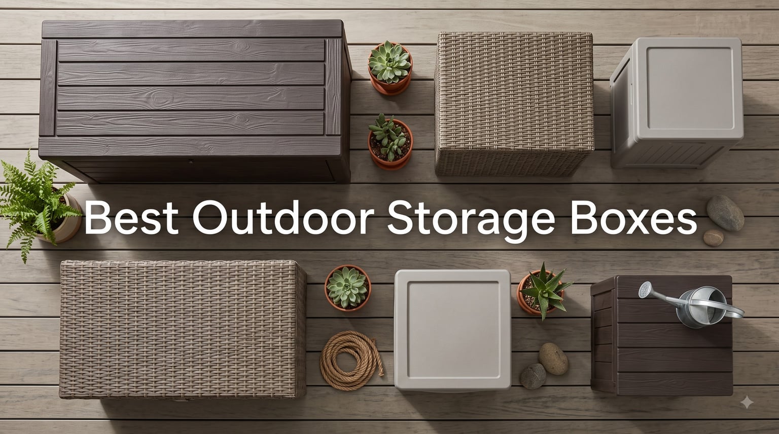 Best Outdoor Storage Boxes