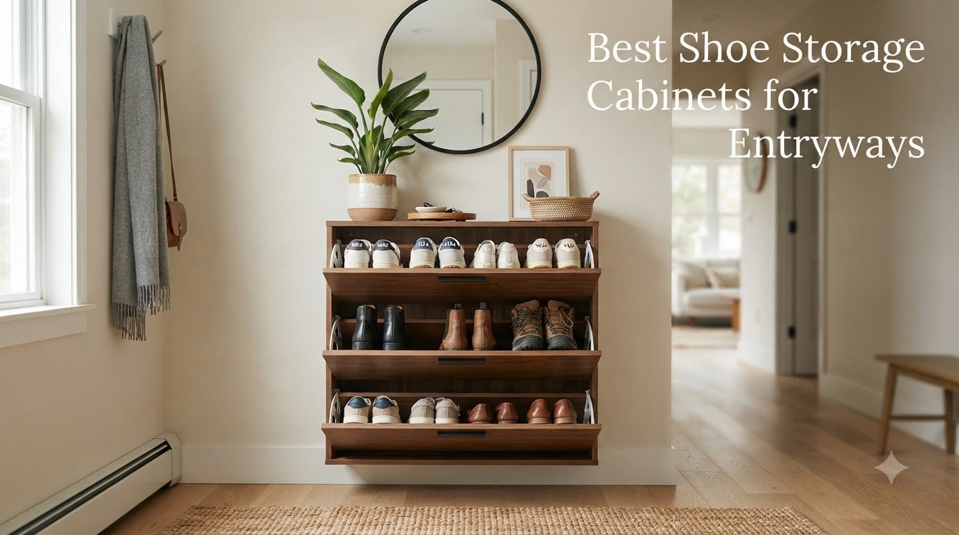 Best Shoe Storage Cabinets for Entryways