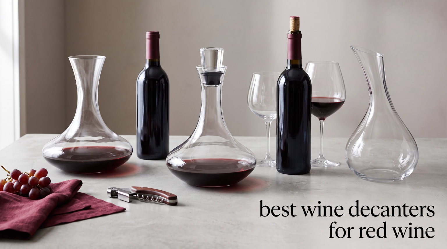 best wine decanters for red wine
