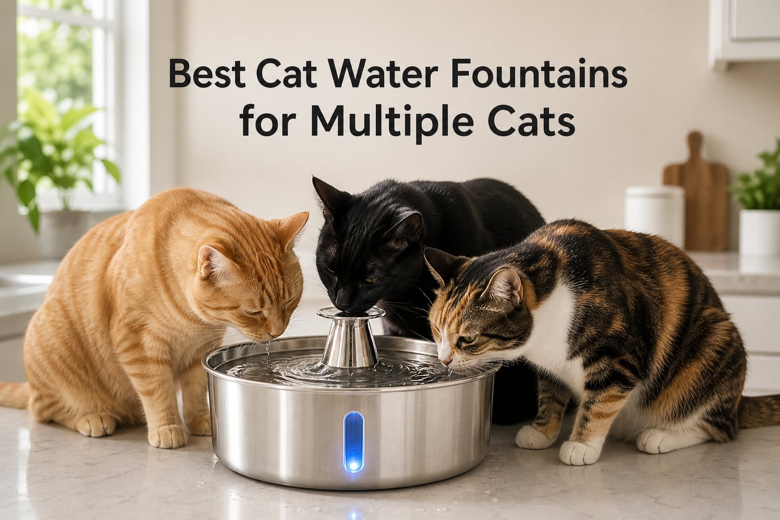 Best Cat Water Fountains for Multiple Cats