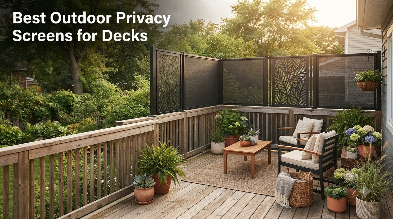 Best Outdoor Privacy Screens for Decks