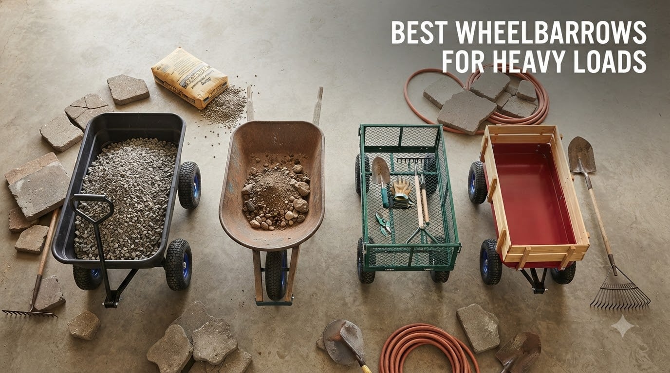 Best Wheelbarrows for Heavy Loads