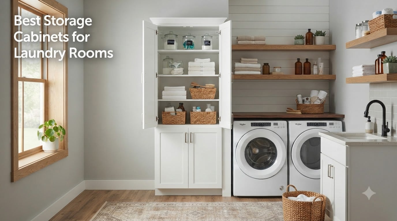 Best Storage Cabinets for Laundry Rooms