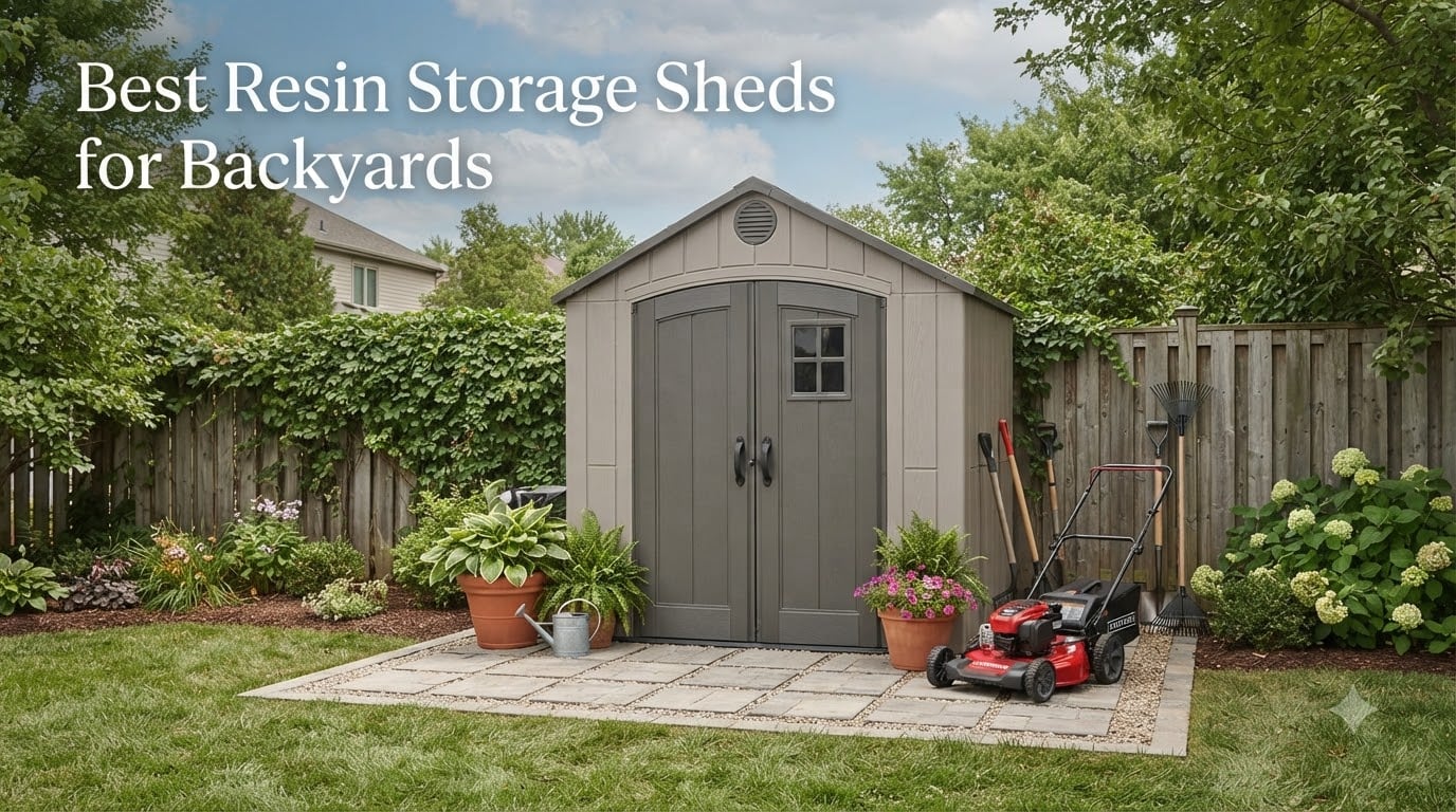 Best Resin Storage Sheds for Backyards