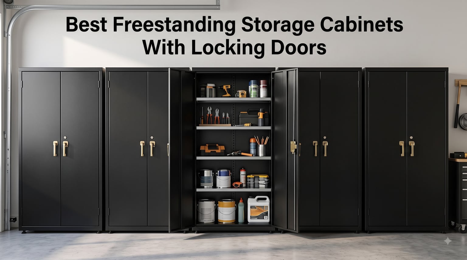 Best Freestanding Storage Cabinets With Locking Doors