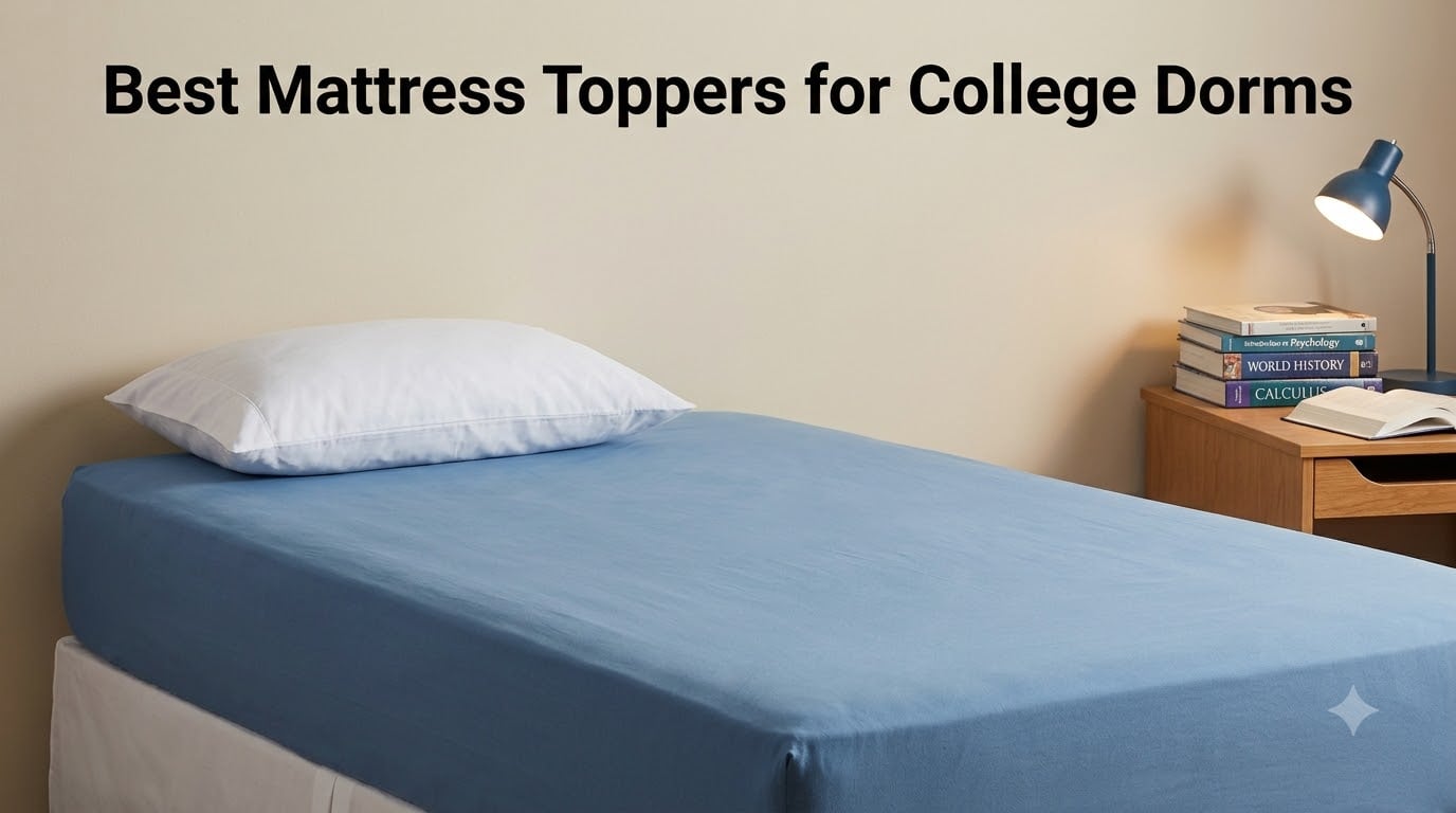 Best Mattress Toppers for College Dorms