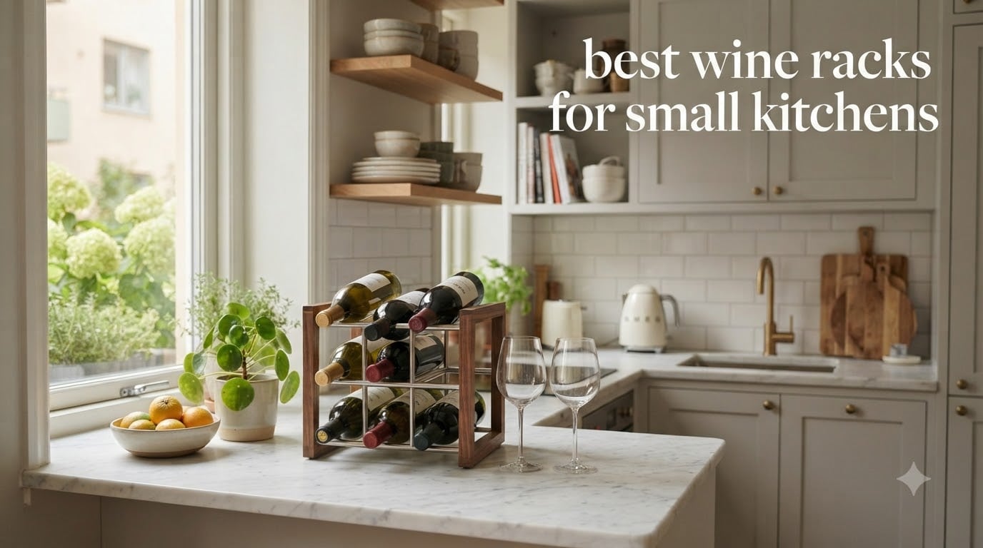 best wine racks for small kitchens