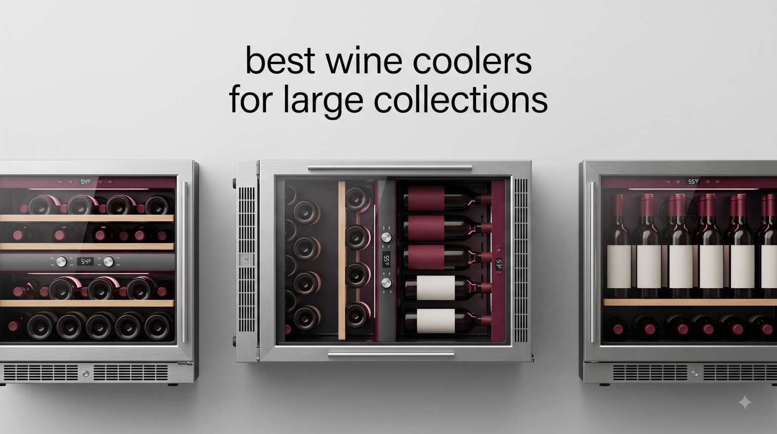 best wine coolers for large collections