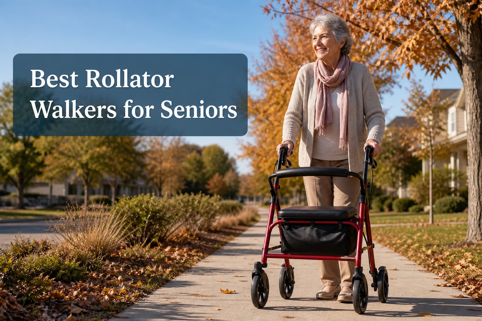 Best Rollator Walkers for Seniors